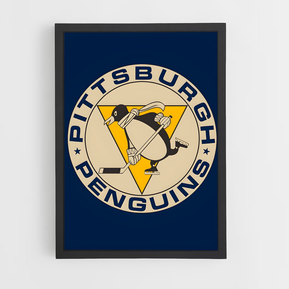 Poster Penguins Power – affiche Hockey sur glace (vue 2)